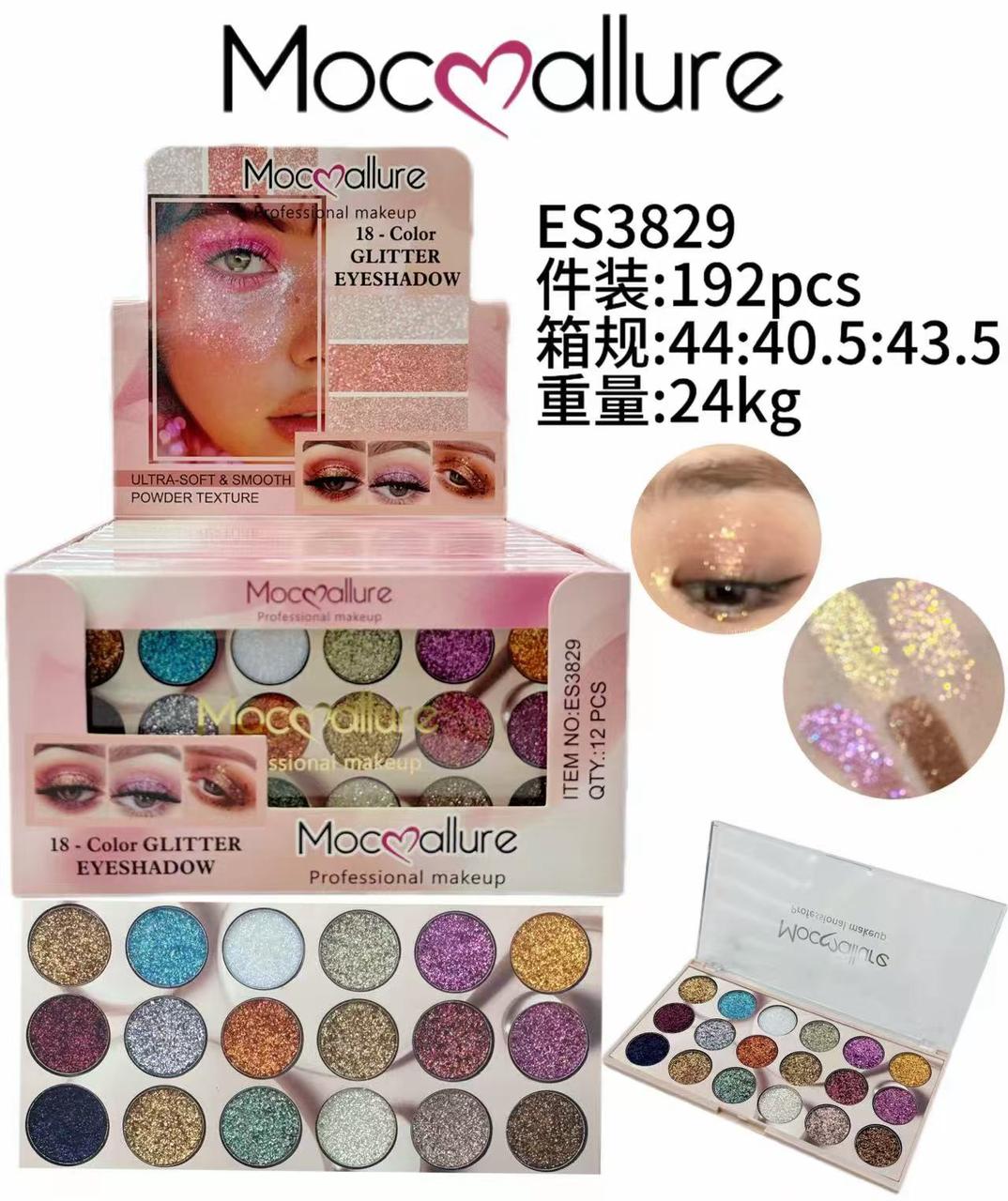 MOCULLARE 18 Color Glitter Palette.